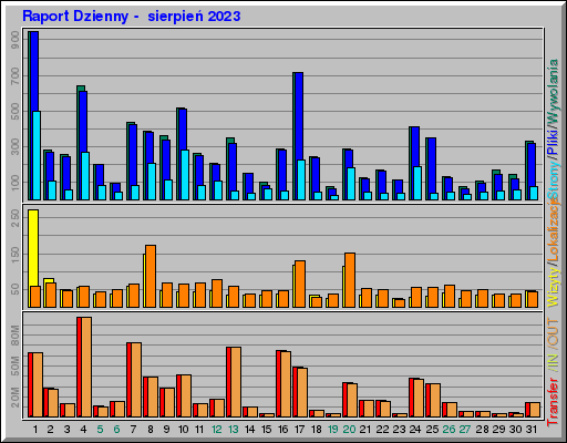 Raport Dzienny -  sierpień 2023