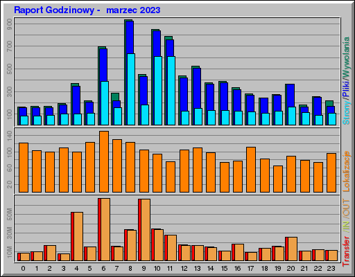 Raport Godzinowy -  marzec 2023