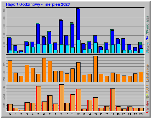 Raport Godzinowy -  sierpień 2023